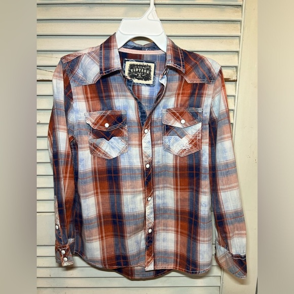 Buckle Other - Buckle “ Vintage” Shirt, Button down and long sleeve. Boys Medium (10-12).
